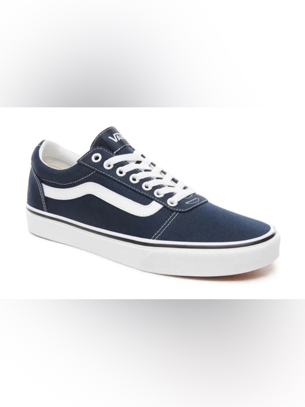 Vans Men's Ward Boys Lace Canvas Trainer Sneakers size 13
